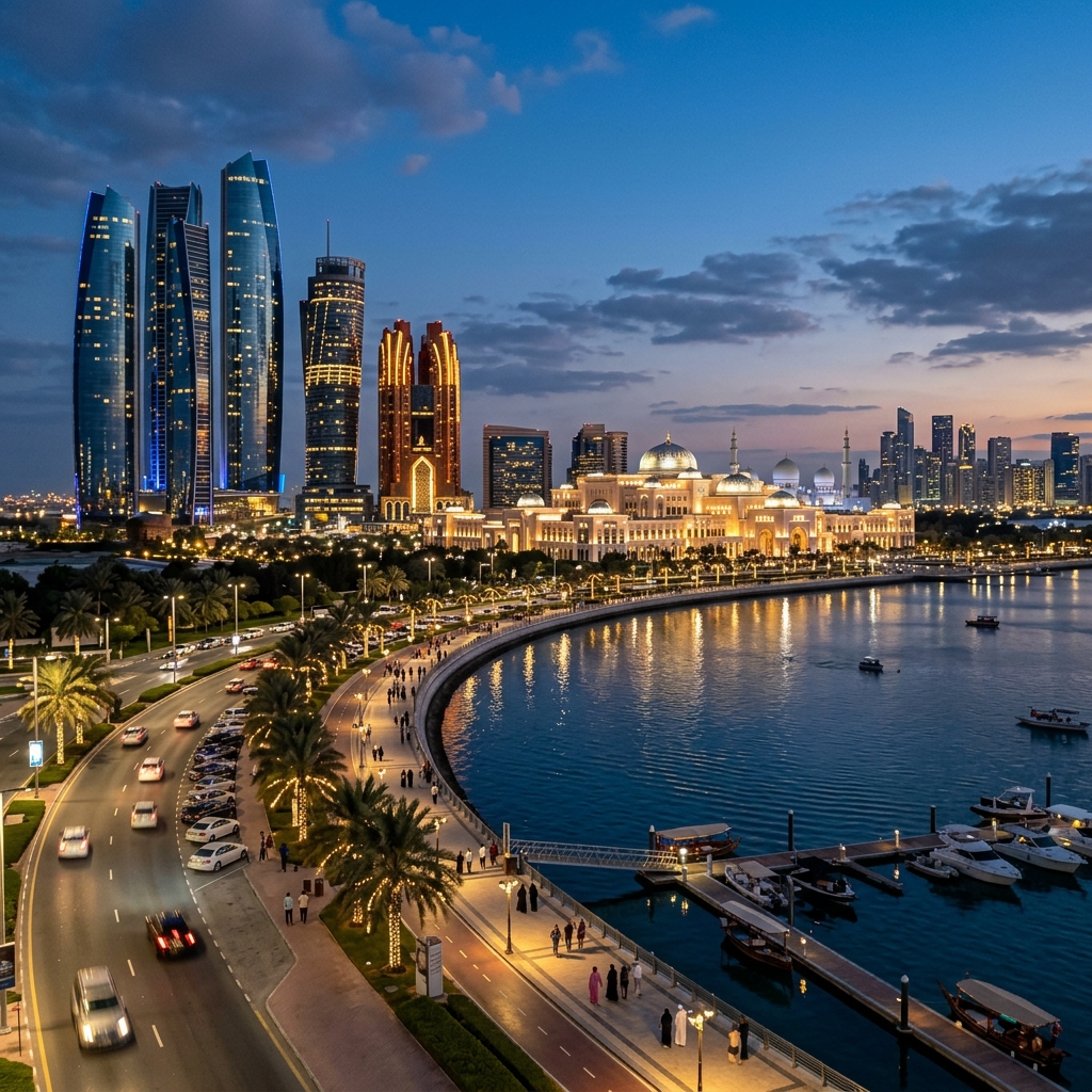 Skyline de Abu Dhabi